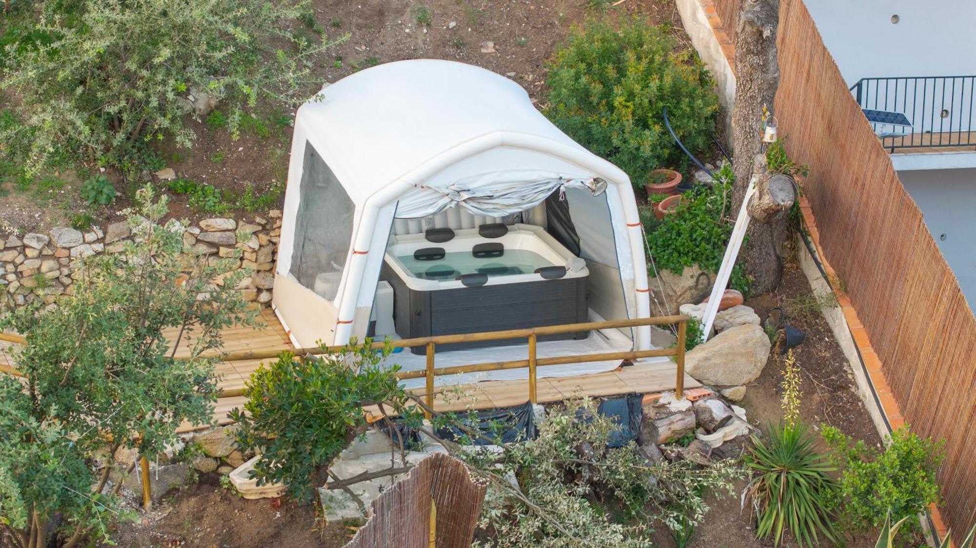 Villa Aaa View Private Terrace Outdoor Heated Hot Tub Family Fun Badalona Esterno foto