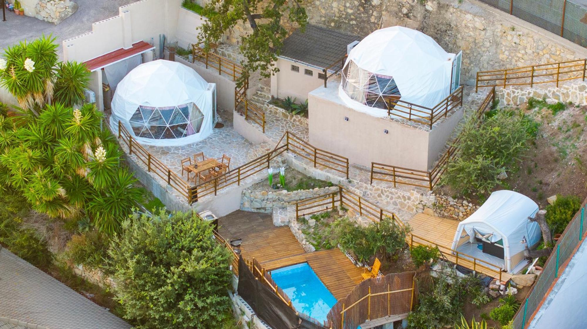 Villa Aaa View Private Terrace Outdoor Heated Hot Tub Family Fun Badalona Esterno foto